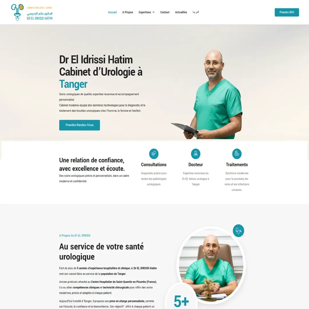 Avis de Dr El Idrissi Hatim Cabinet d’Urologie à Tanger