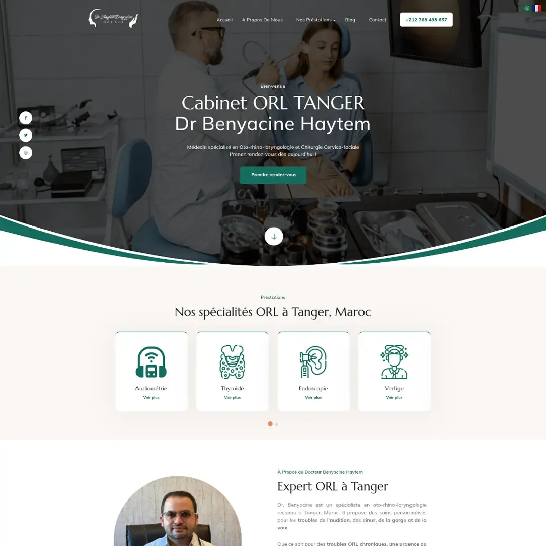 Avis de Dr. Benyacine spécialiste en oto-rhino-laryngologie à Tanger