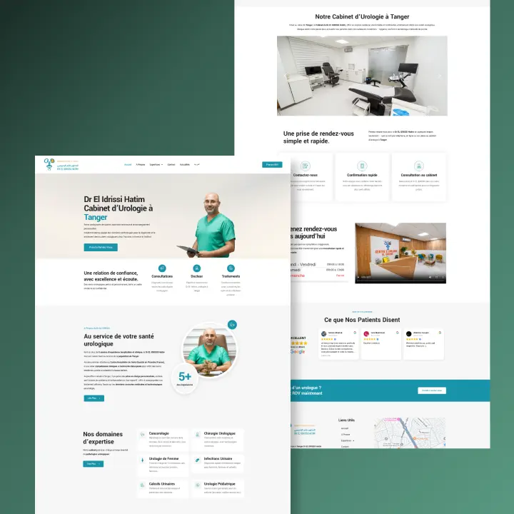 Site Web Médecin ORL à Tanger